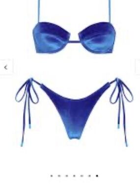 triangl swimwear Blue Ombre String Bikini XXS basically brand new